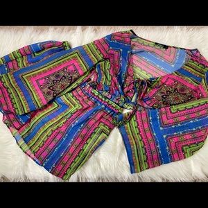 Beach cover-up set. Size large.